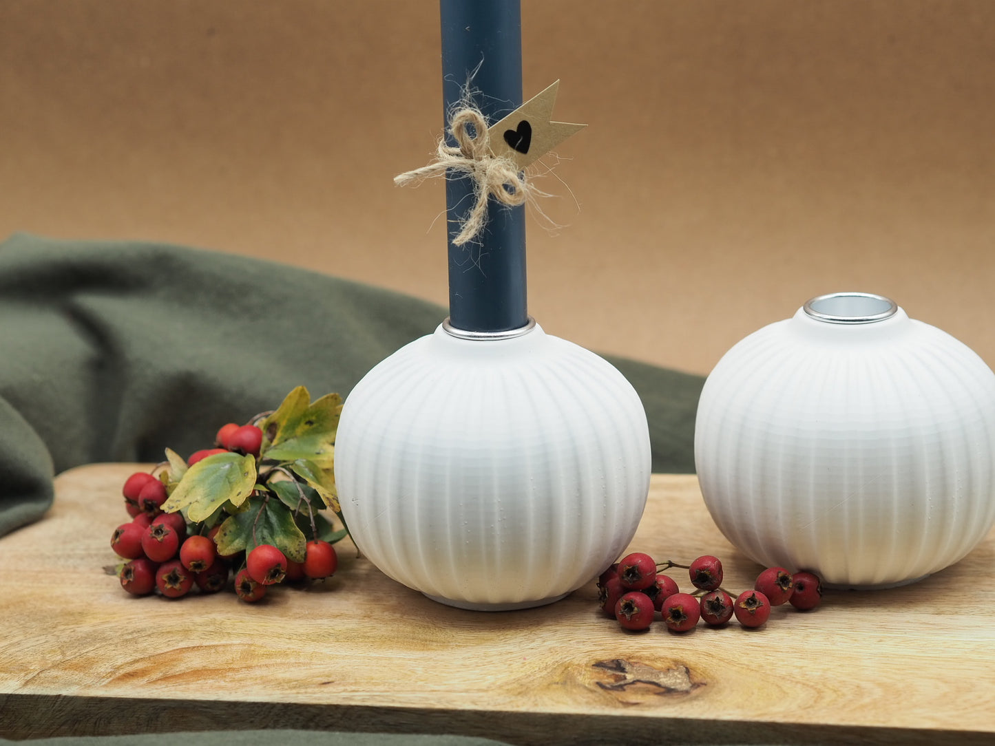 Weihnachtskugel geriffelt
